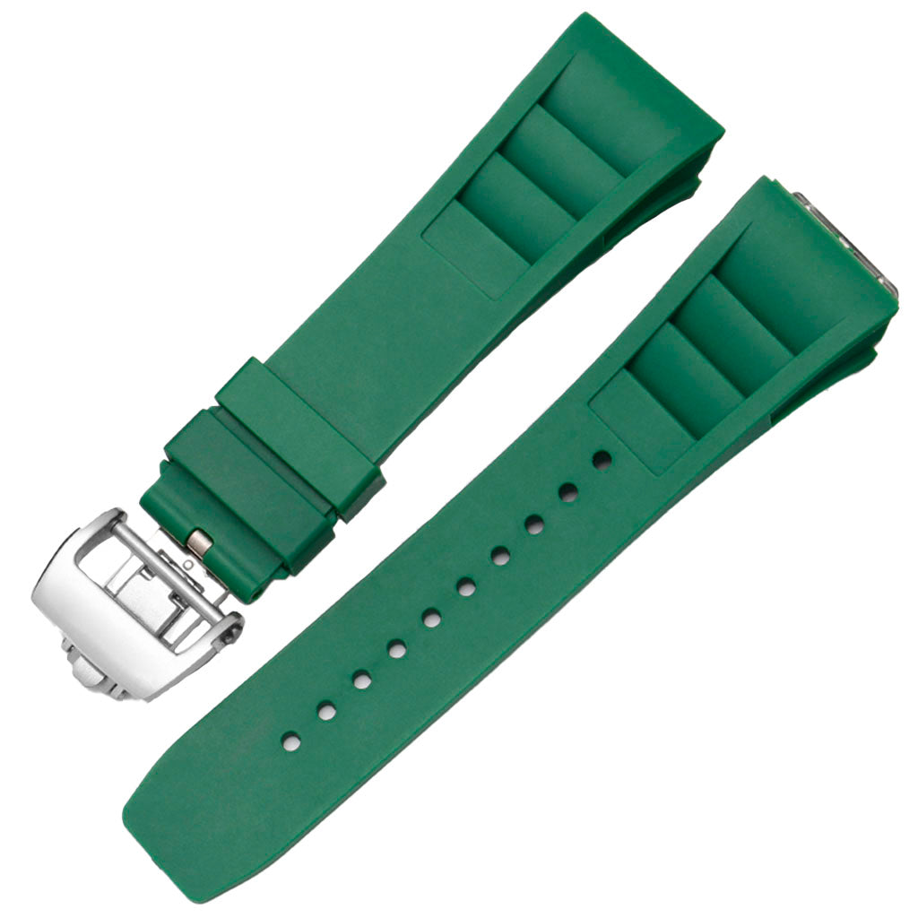 Pulseira Verde Borracha compatível com Pagani Design Birmingham